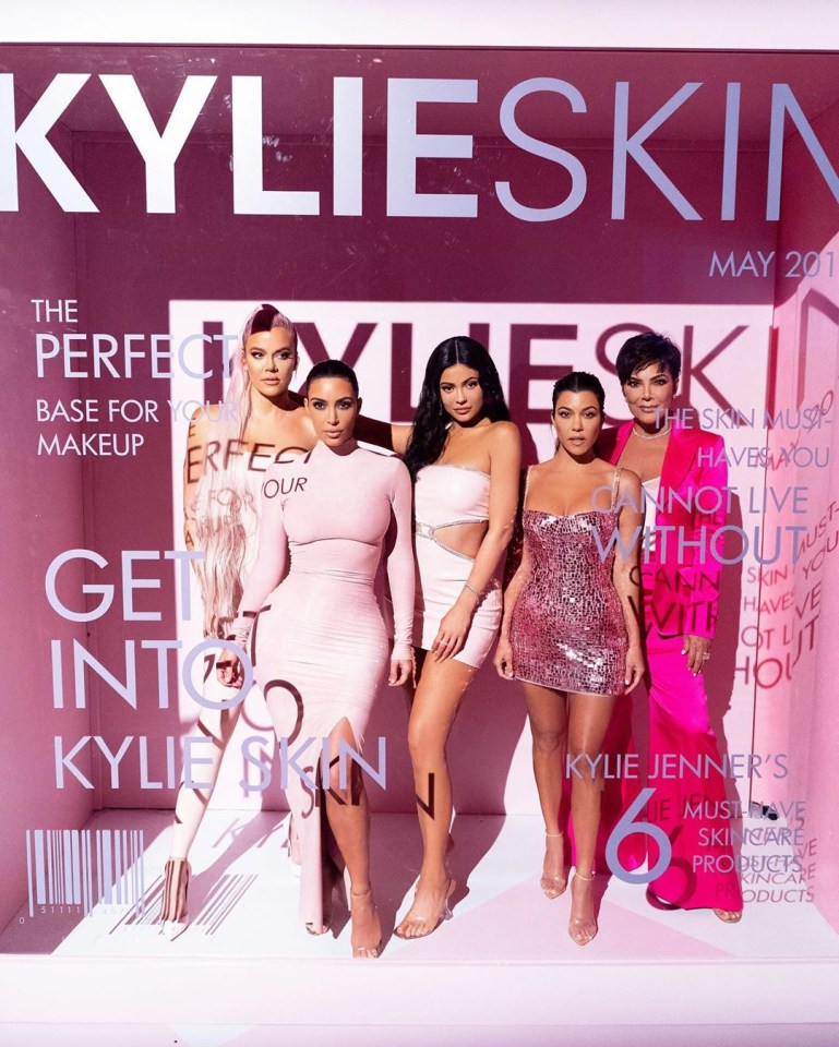  Kylie and her sister Kim Kardashian are two of the first five influencers to be given in-app stores