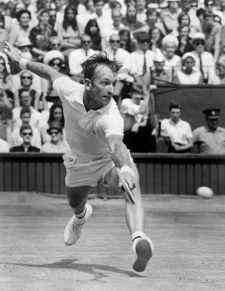 Australian Laver famously won the Calendar Slam in 1962 and 1969