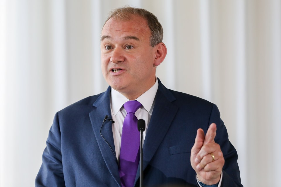  Ed Davey sparked uproar with comments about Boris