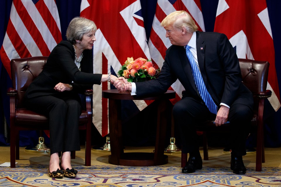  Donald Trump decided not to have a formal one-to-one meeting with Theresa May