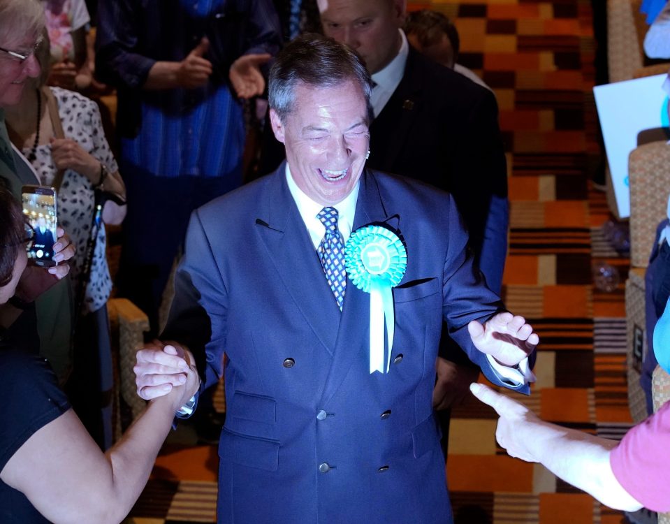  Nigel Farage's newly-formed Brexit Party went home with a huge victory