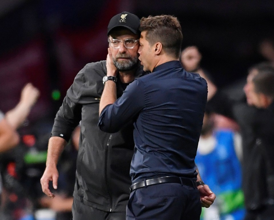  Pochettino tells Klopp congratulations after the Reds coach wins his first Champions League crown