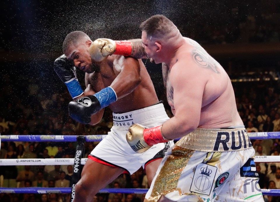  Andy Ruiz Jr dropped Anthony Joshua four times as he ripped away his WBO, WBA and IBF belts