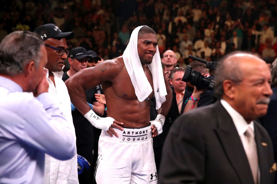  Anthony Joshua was left to reflect on one of boxing's biggest ever shocks