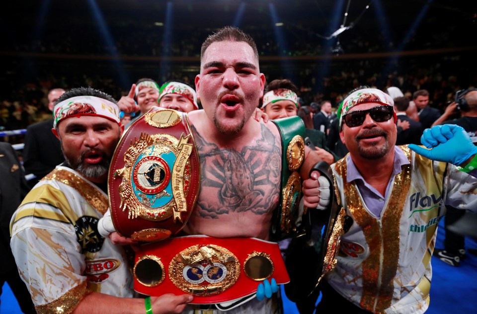  Andy Ruiz Jr shocked the world as he claimed the heavyweight world title be dethroning Anthony Joshua