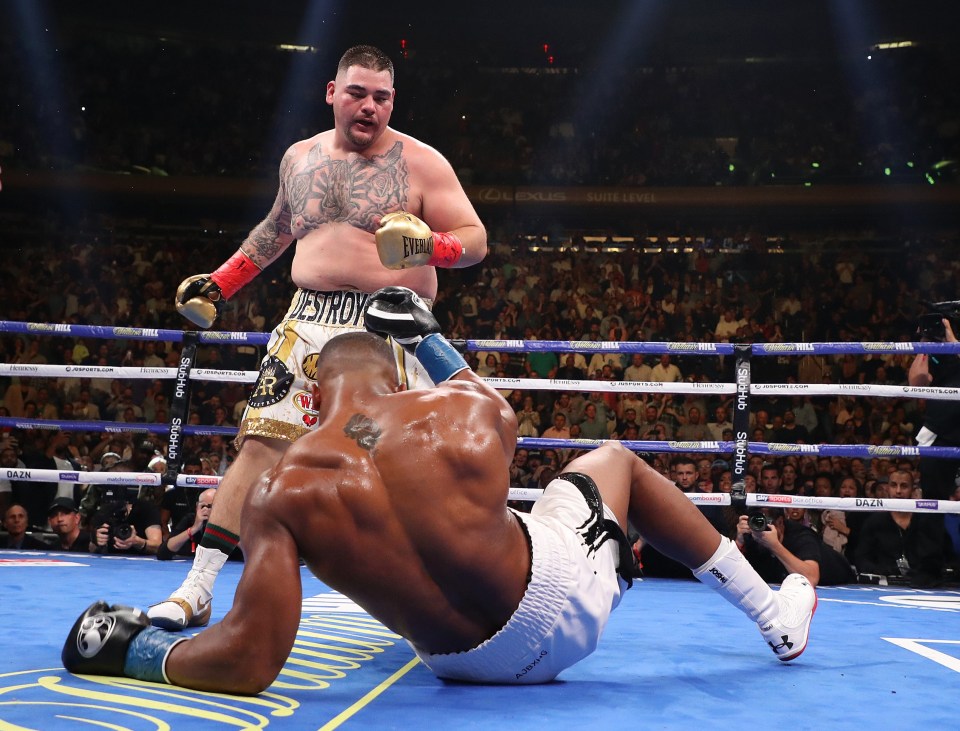 Ruiz had Joshua on the deck four times before the upset win was sealed in round seven