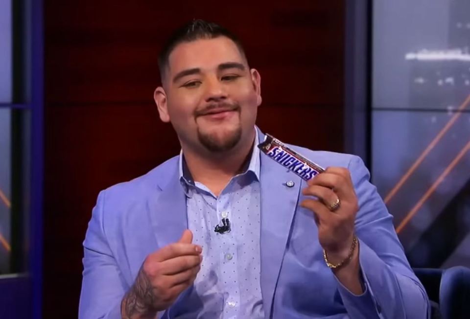  Andy Ruiz Jr was sent a package of Snickers after becoming heavyweight champion of the world