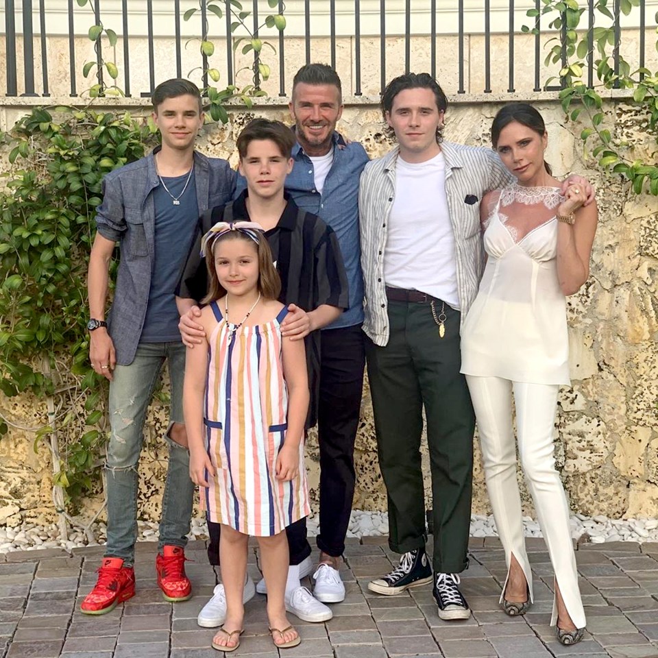  David has four children with wife Victoria Beckham - Brooklyn, Romeo, Cruz and Harper