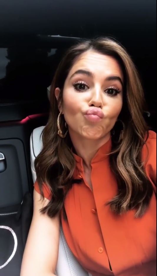  Cheryl shared a video as she made her way to the studio