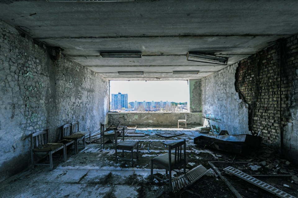  Apartments were abandoned after the Chernobyl nuclear disaster of 1986