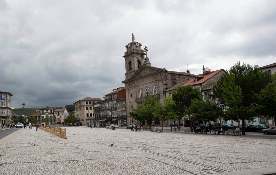  The quiet city centre of Guimaraes