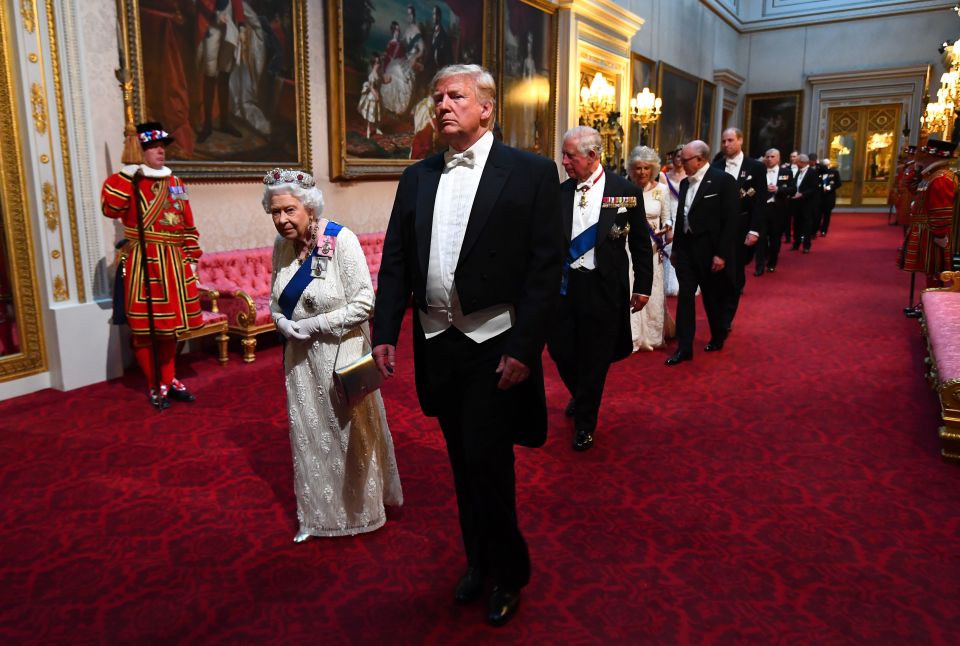  The grand procession into the Ballroom - a key tradition in any State Banquet