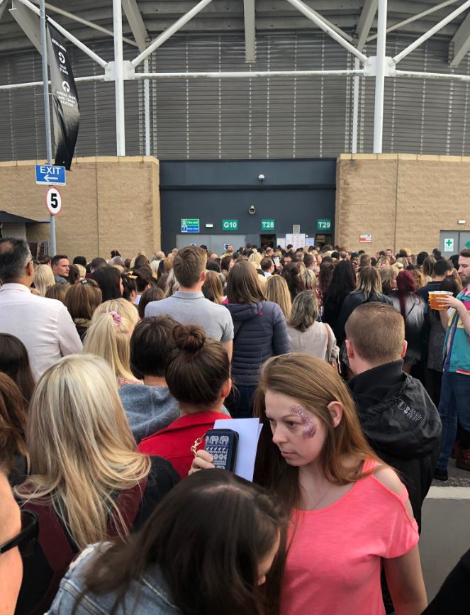  Spice Girls fans were left furious after they experienced overcrowding at Coventry's Ricoh Arena