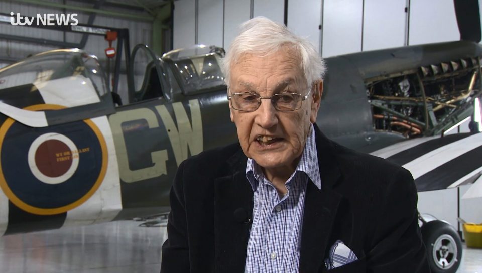  Martin Grugeon, 93, said he flew perilous Spitfire missions on D-Day