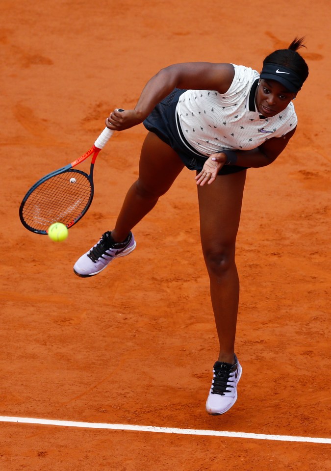 Sloane Stephens was defeated finalist at Roland Garros last year