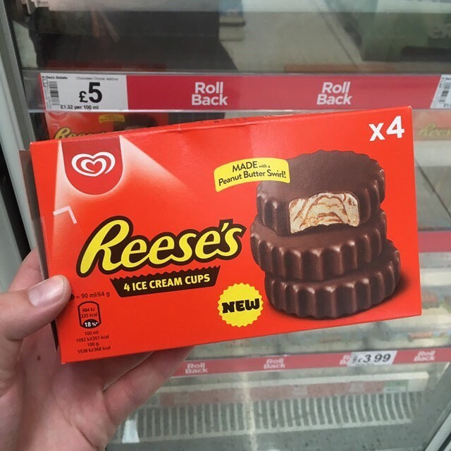  You can now buy Reece's peanut butter cup ice creams from Asda