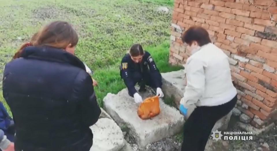  Police found the baby in the latrine in a plastic bag