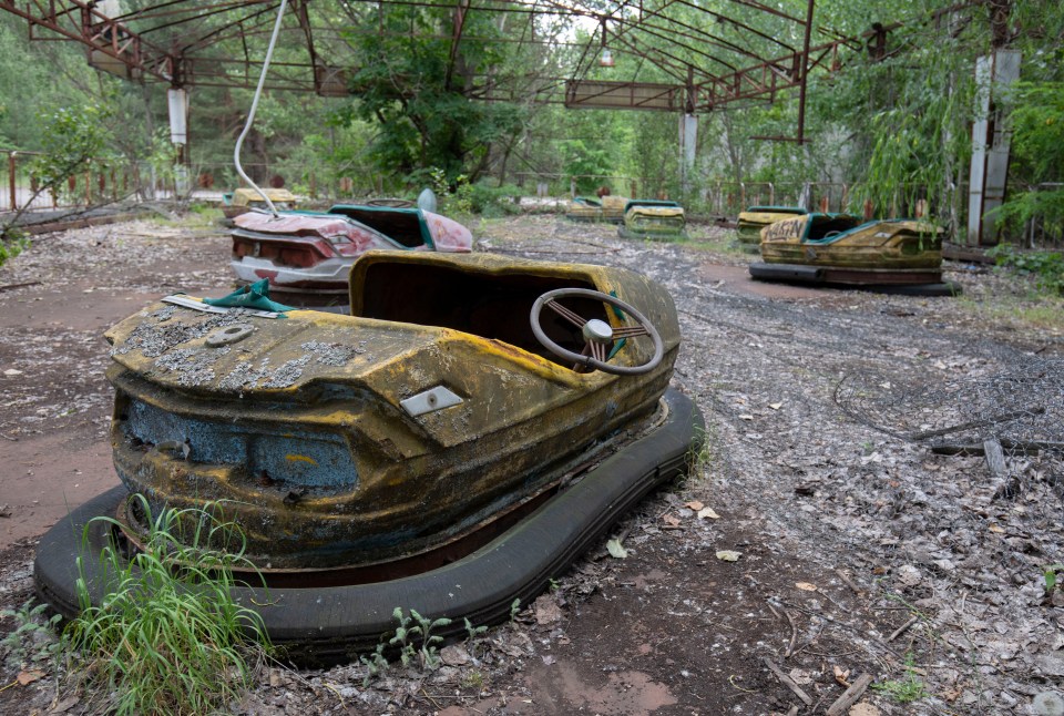  A favourite spot for day trippers is the abandoned theme park which was supposed to open a week after the disaster