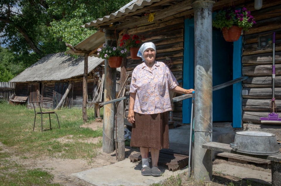  Babushka Hanna Zavorotnya still lives in her cabin inside the Exclusion Zone having defied medical odds since 1986