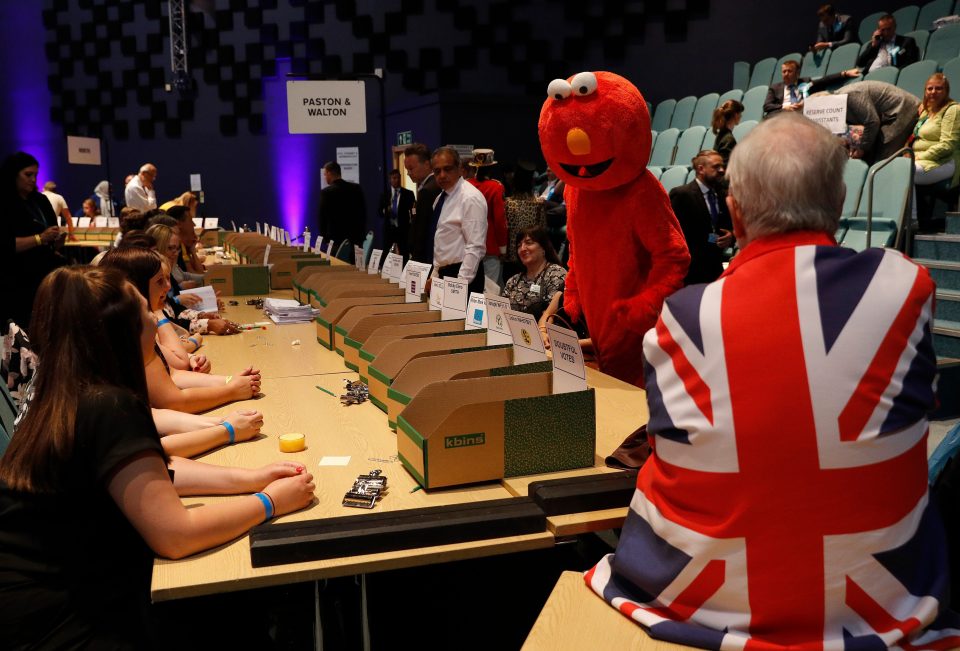 Independent candidate Bobby Elmo Smith watches the by-election count