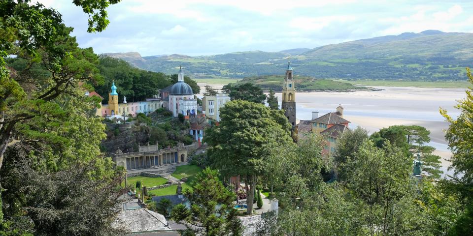  The Welsh town was designed in the image of an Italian village