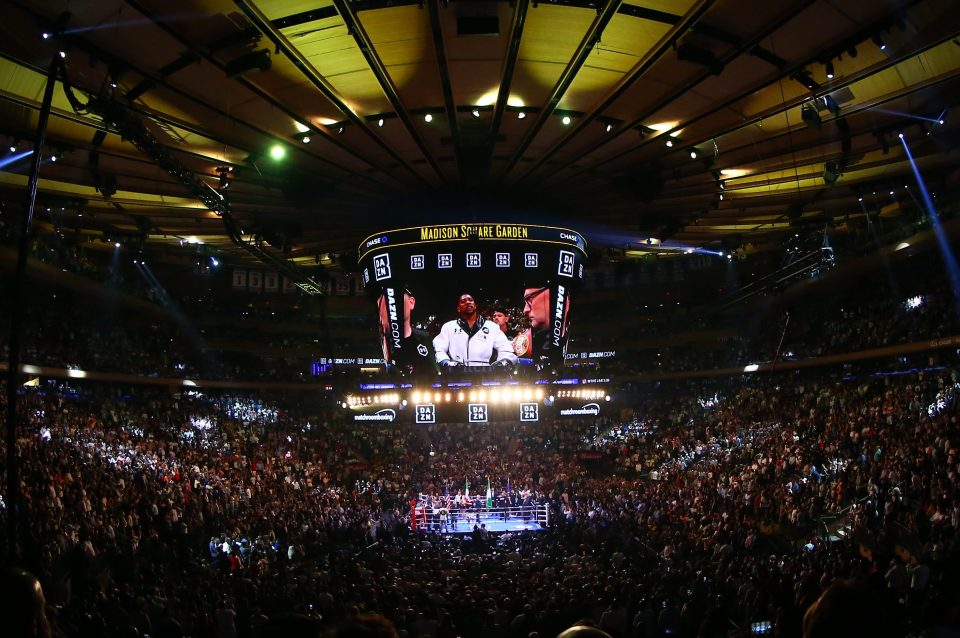  Anthony Joshua wants his rematch with Andy Ruiz Jr at the same venue as the first clash - the iconic Madison Square Garden - as he tries to right a wrong