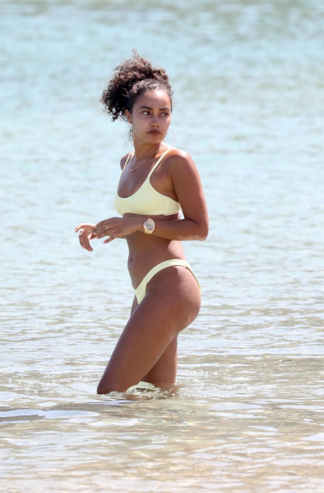  Leigh-Anne Pinnock relaxed on holiday in an effortlessly stylish bikini she designed herself