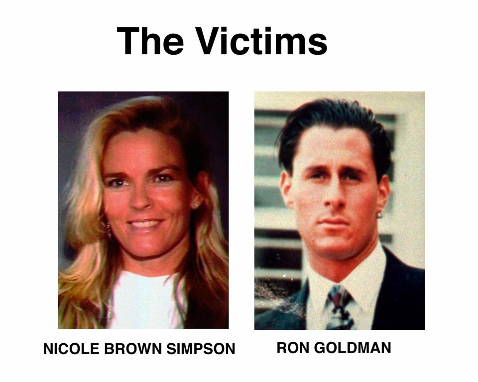 Simpson was accused of murdering his ex-wife Nicole Brown Simpson and her friend Ron Goldman