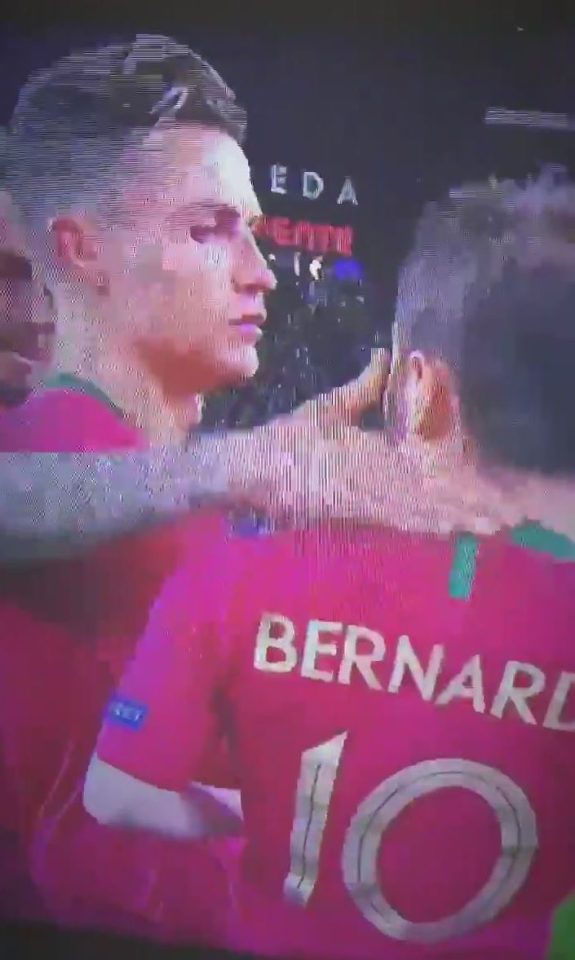  Cristiano Ronaldo appeared to throw a strop when team-mate Bernardo Silva was crowned Player of the Tournament