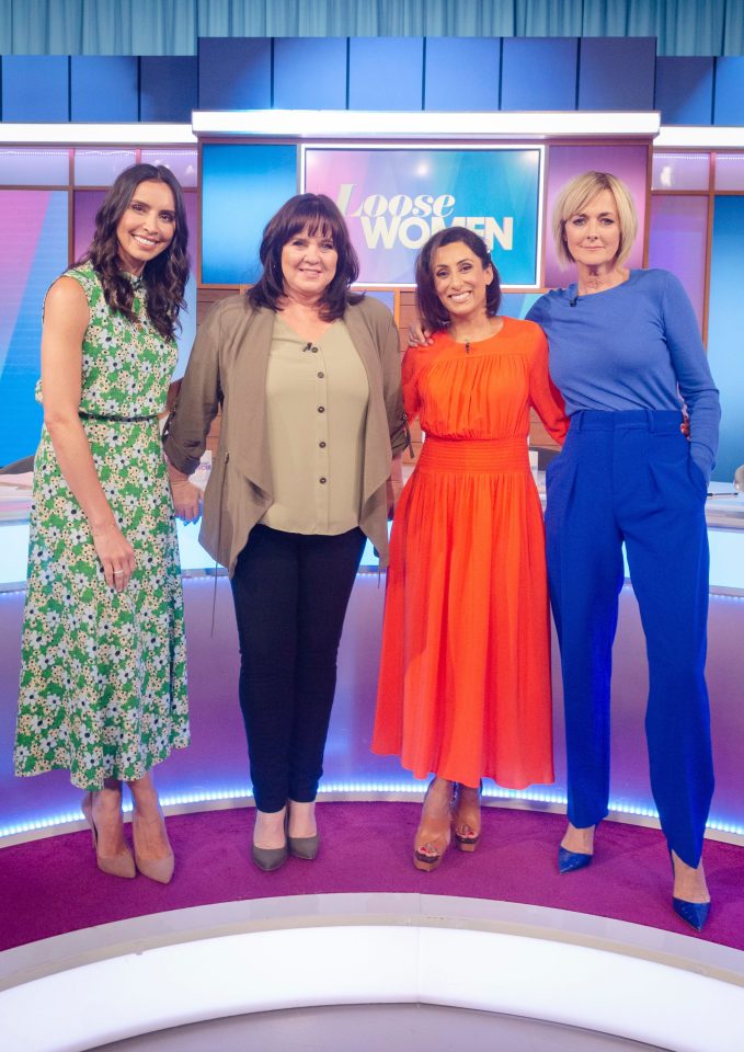  Saira with the girls on Loose Women