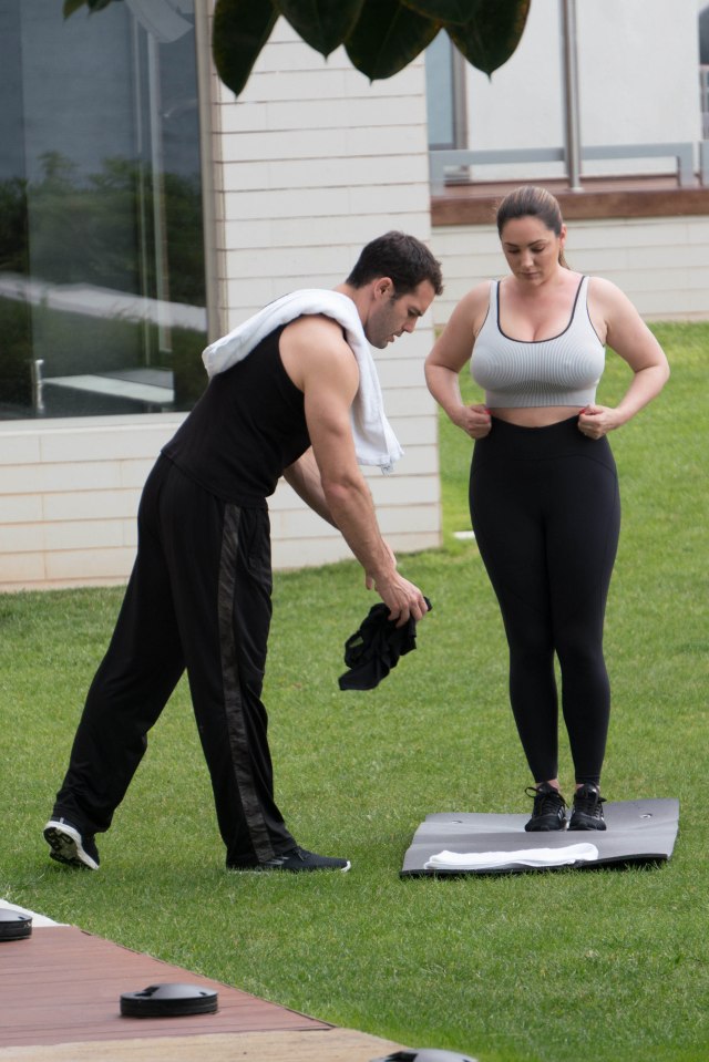  Jeremy appeared to be putting Kelly through her paces