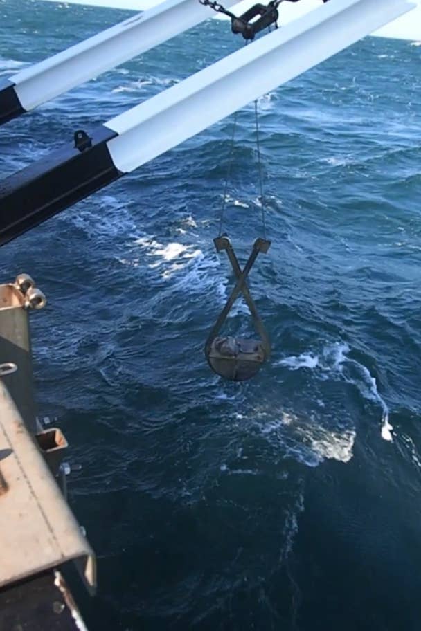 Sediments samples taken from the North Sea revealed prehistoric stone artefacts