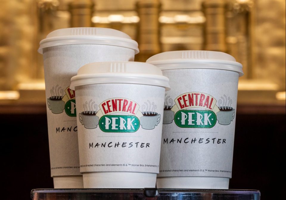  Fans can drink out of branded coffee cups