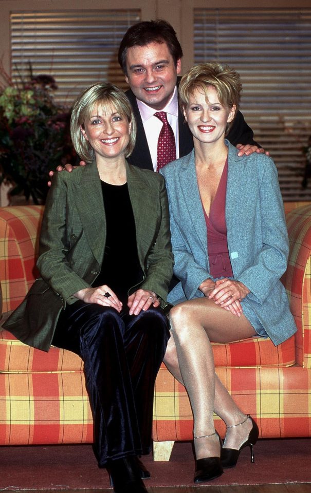  Fiona Phillips with Eamonn Holmes and Esther McVey in 1999