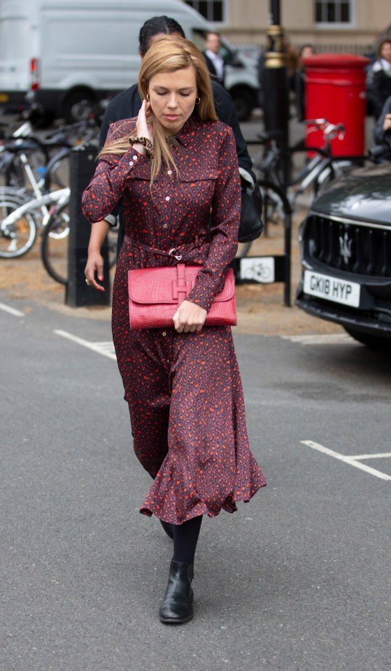  Carrie Symonds arriving at the launch