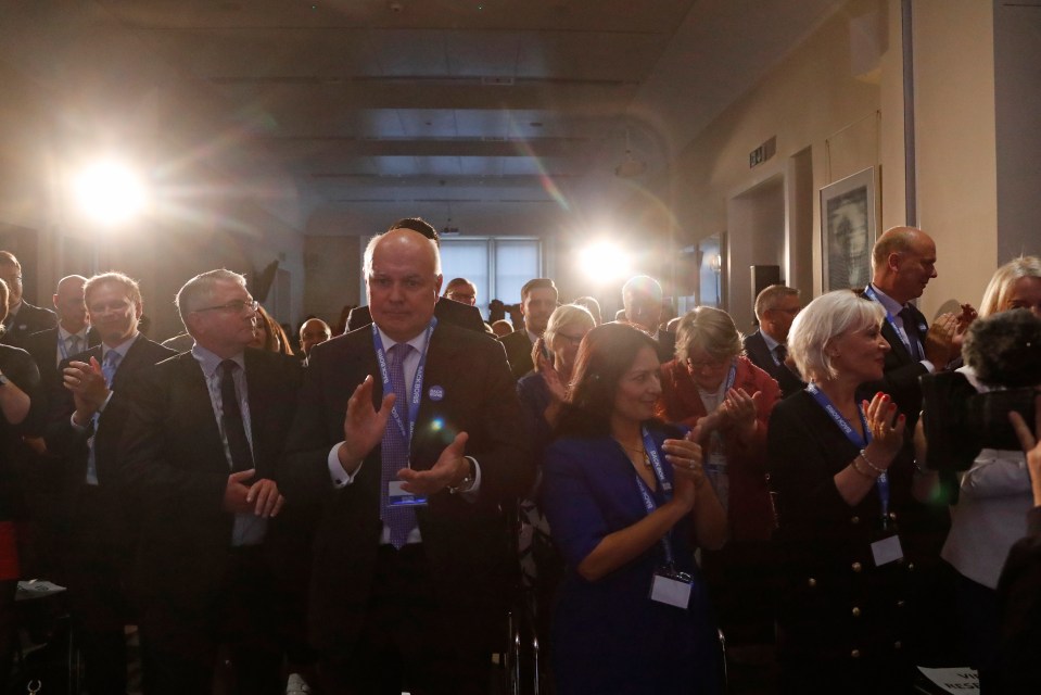 Supporters gave Boris a warm welcome as he concluded his first major speech of the campaign