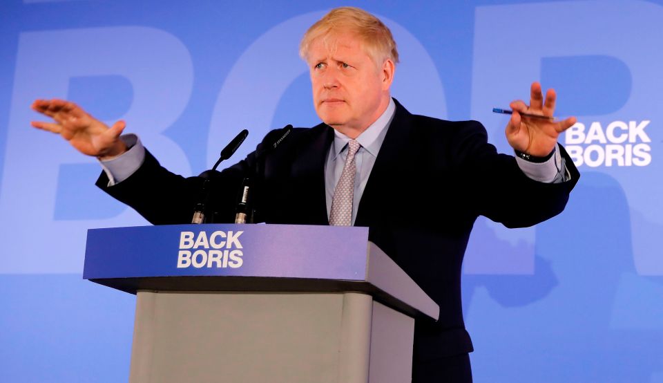  Boris launched his official campaign earlier - saying only he can beat Jeremy Corbyn