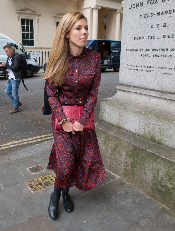  Carrie Symonds on the day Boris Johnson launched his bid to be PM