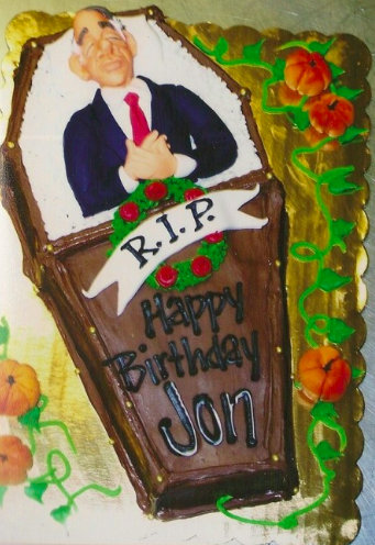  The bakery also specialises in politically-themed cakes