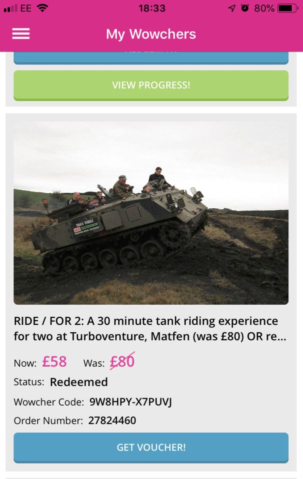  He once shelled out on a tank-driving class