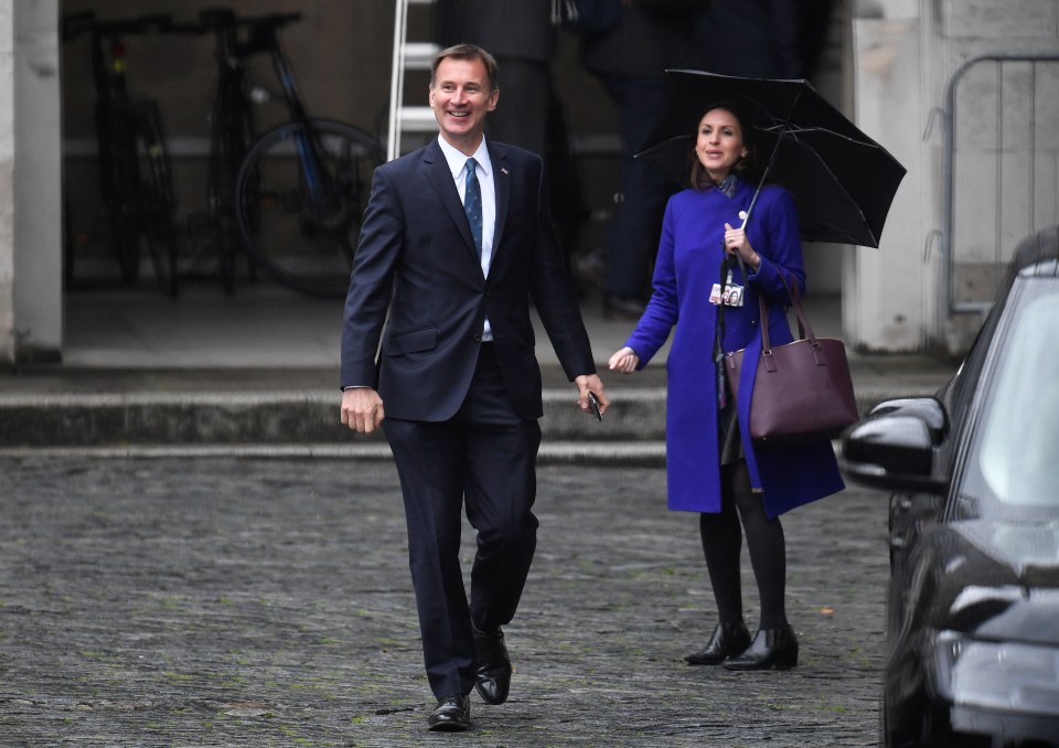  Jeremy Hunt came a distance second in the voting with 43 backers