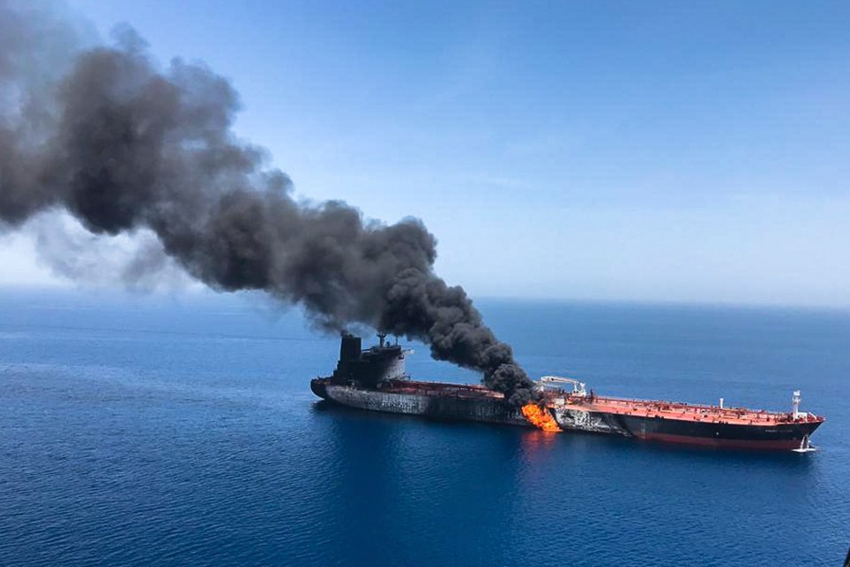  Two oil tankers near the strategic Strait of Hormuz were attacked on Thursday