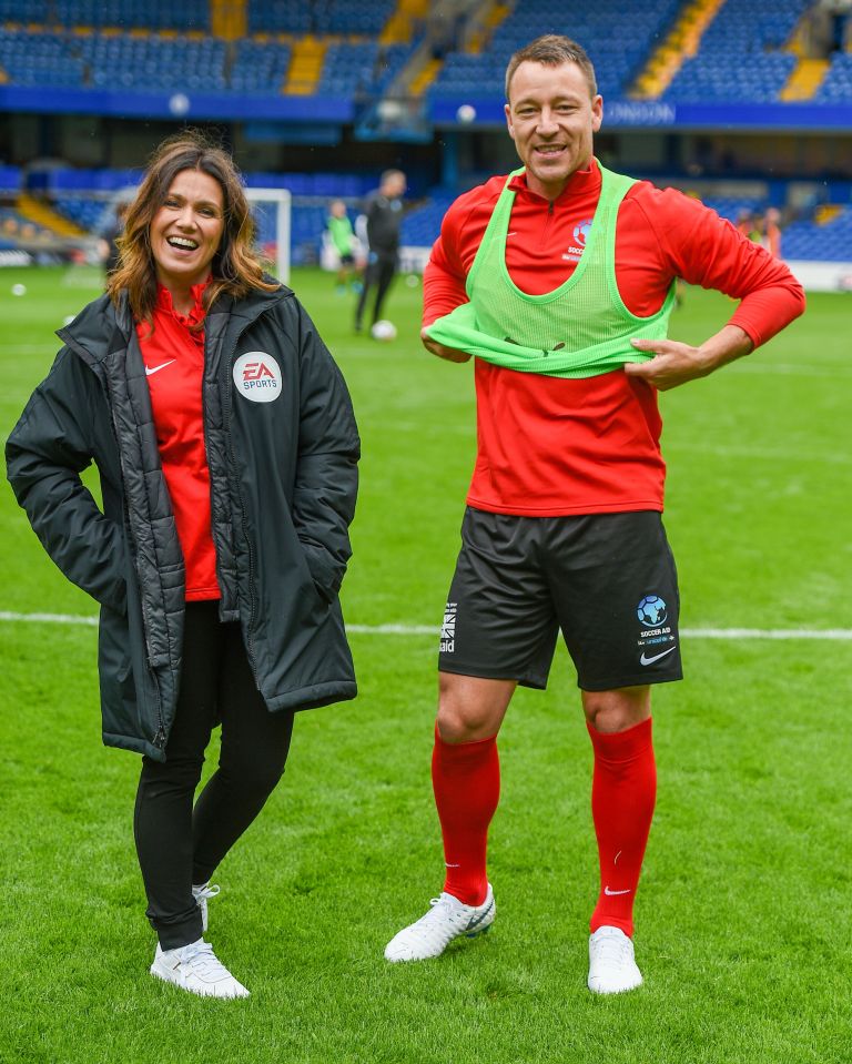 England manager Susanna Reid and John Terry