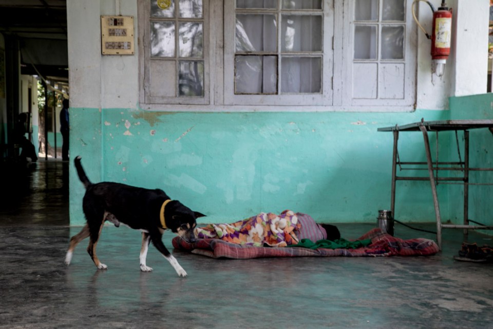 Some hospital patients are told: “There’s no doctor, we can’t treat you.” Above, inside one hospital