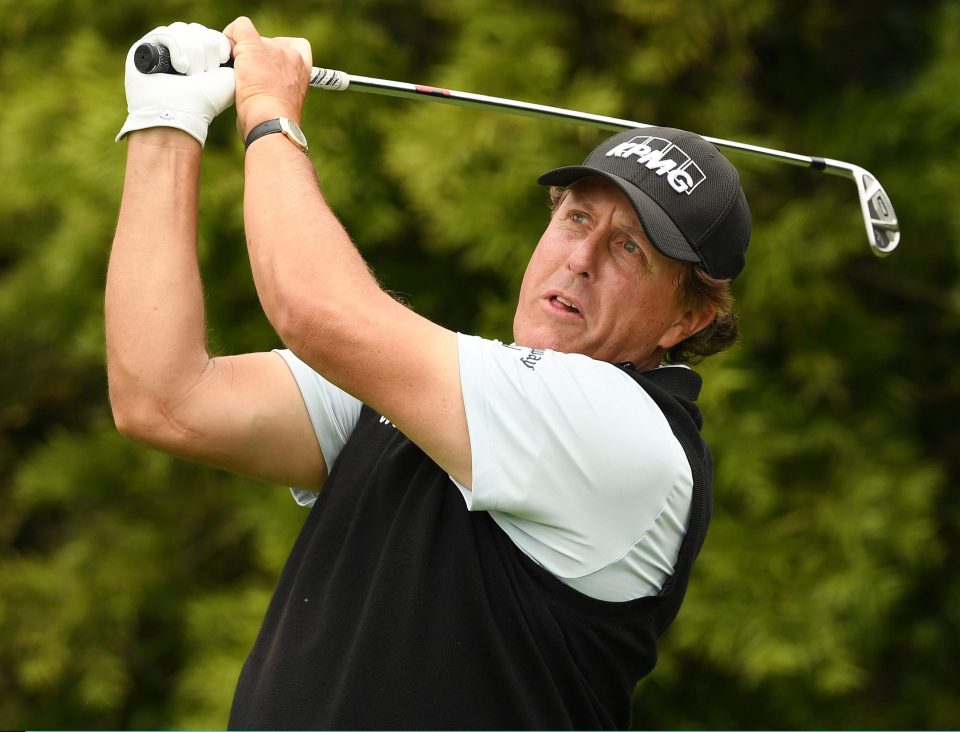  Yank Phil Mickelson admits his chances of completing the grand slam of the four major honours in golf are running out