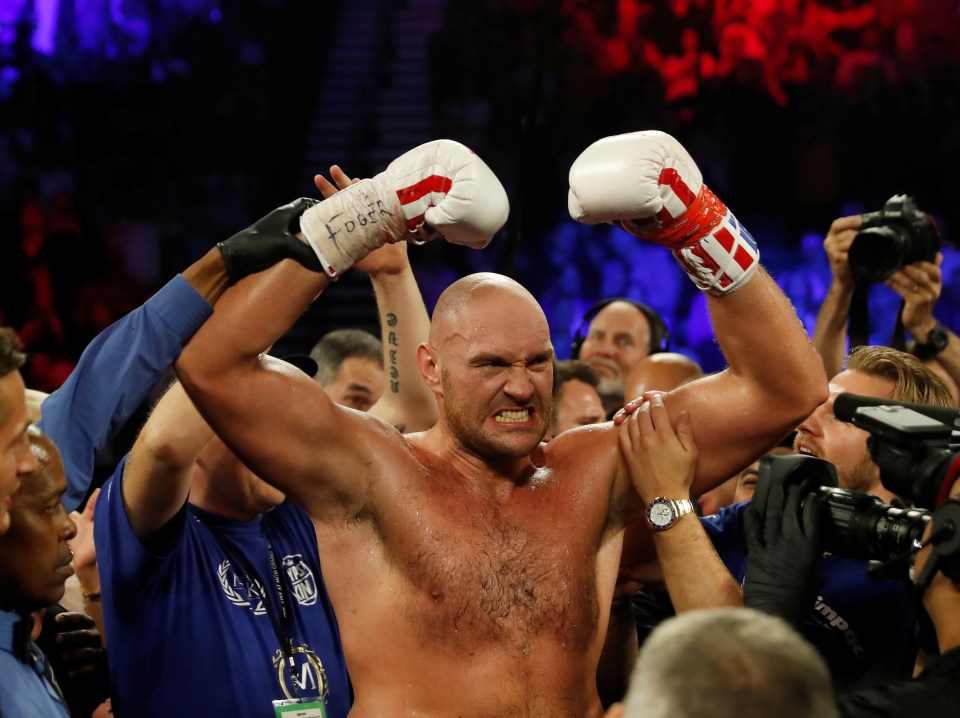 Tyson Fury was in a bullish mood after his victory