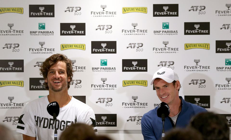  Feliciano Lopez and Andy Murray will play doubles together tomorrow