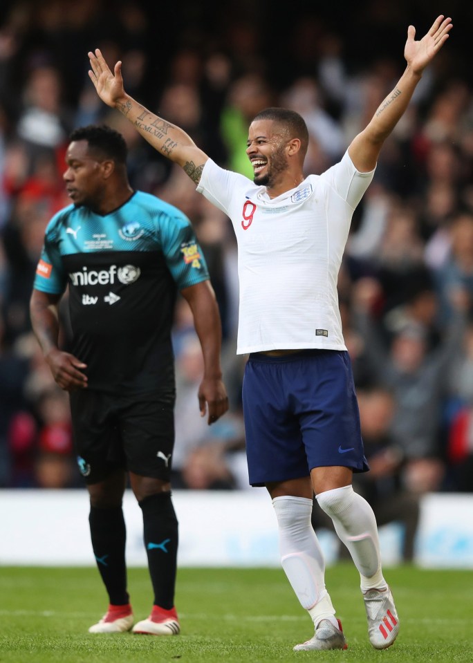 Football freestyler Jeremy Lynch starred at Stamford Bridge as he netted twice