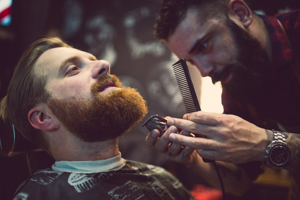  Blokes without ginger hair can end up with a ginger beard because of their genetic makeup (stock photo)