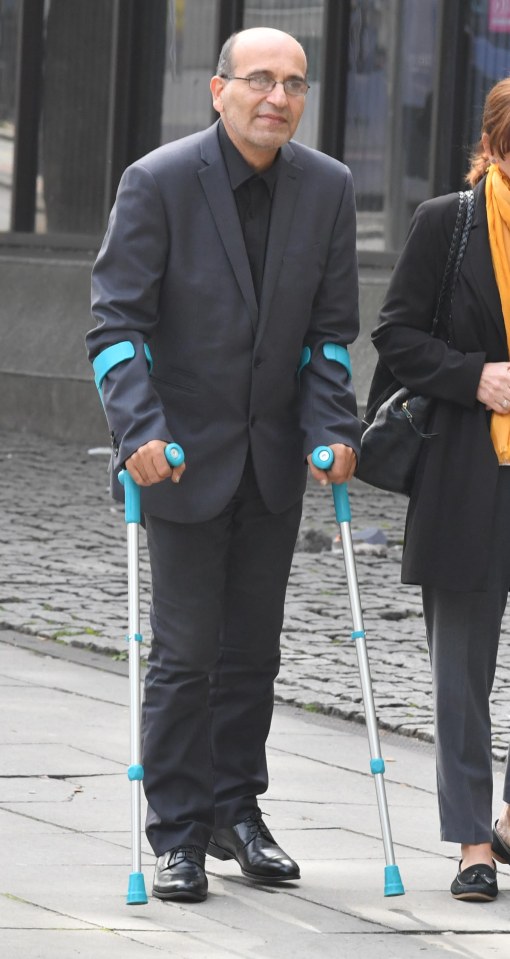  Yousef's dad was seen arriving at court earlier this week